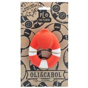 Natural Rubber Toy Oli and Carol - Flo the Floatie Red