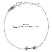 Daughter bracelet Direction - silver