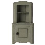 Armoire d'angle en bois souris maileg - light green