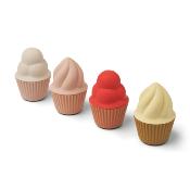 Kate Liewood Cupcakes Toys 4 pack - rose multi mix