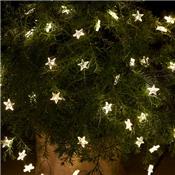 String lights with Trille stars - silver