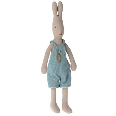 Lapin maileg Rabbit salopette carotte brodée - Taille 2 (mini +)