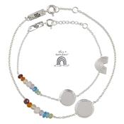She is a rainbow gift set - silver