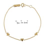Mother bracelet You are loved - gold