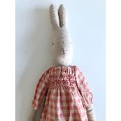 Vêtements lapin maileg robe et accessoires roses - Taille 5 (mega)