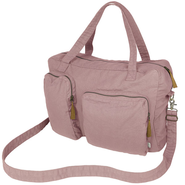 Sac De Voyage Bebe Week End Bio Rose Fane Numero 74 L Little Home Fr Sac A Langer Bagage Maternite