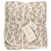 Quilted Blanket Main Sauvage - Bay Leaves