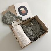 Newborn Gift Box / 1 to 9 months - grey melange