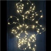String lights with 160 LEDS - silver