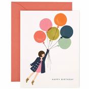 Birthday Greeting Card - Fly away
