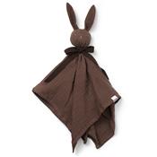 Coco Rabbit comforter in cotton muslin - Brown