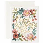 Birthday Greeting Card - Happy Birthday Mom