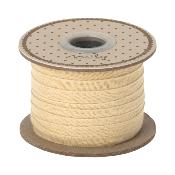 Cotton Ribbon Wrapping tape 25 m - cream