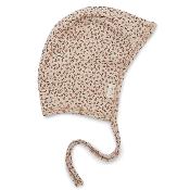 Bonnet naissance Helmet Coton Bio - Milk Tan