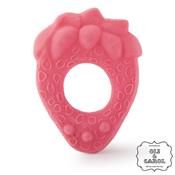 Teether natural toy - strawberry