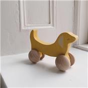 Wooden Toy - Rolling Dog