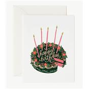 Birthday Greeting Card - Cake