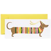 Birthday Greeting Card - Hot dog