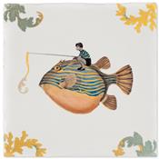 Modern Ceramic Storytiles - Catch of the day