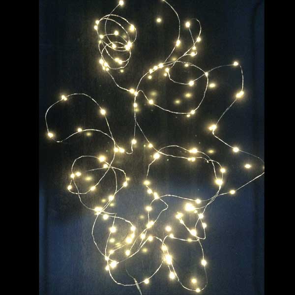 Guirlande lumineuse LED Knirke fil argent SIRIUS l  Déco  Guirlande noël chambre enfan