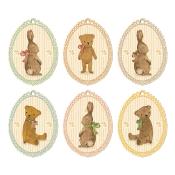 12 maileg gift tags - Bunnies and Teddies