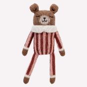 Teddy Soft Toy - Sienna Striped Jumpsuit