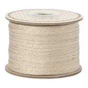 Cotton Ribbon Wrapping tape 200 m - vanilla / gold