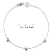 Mother bracelet You are loved - silver
