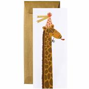 Birthday Greeting Card - Giraffe