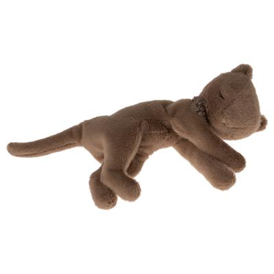 Peluche chat / chaton couché maileg - nougat